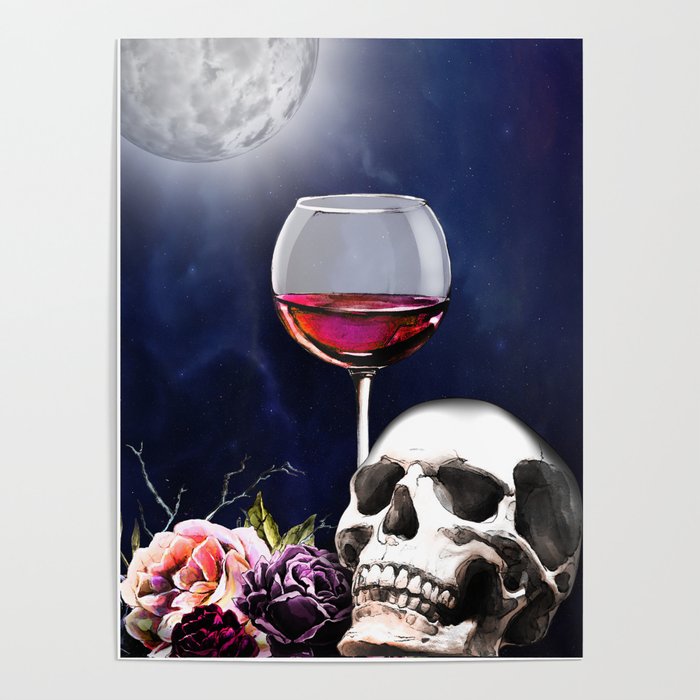 Wine and Roses Poster