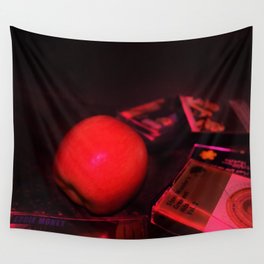 Apple and Cassettes Wall Tapestry