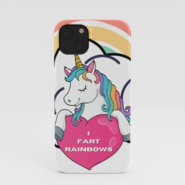 I Fart Rainbows iPhone Case