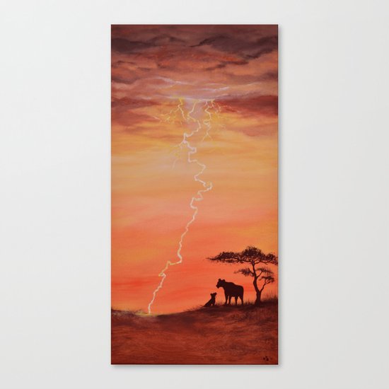 Goodbye Blue Sky Canvas Print