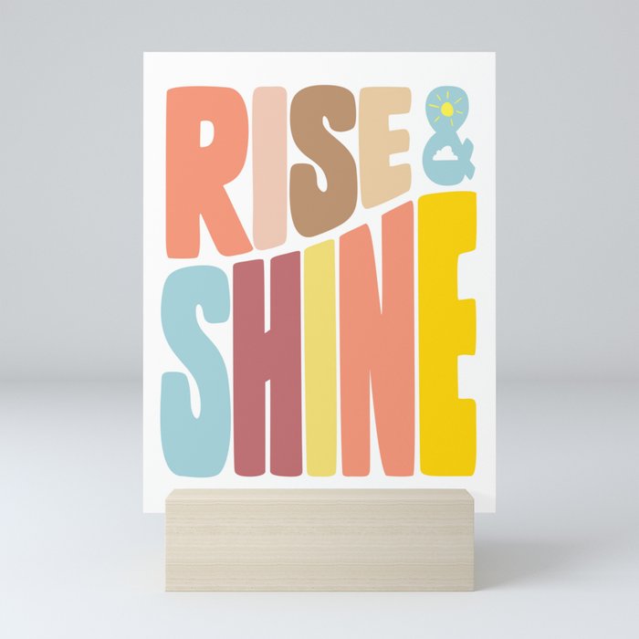 Rise & Shine Mini Art Print