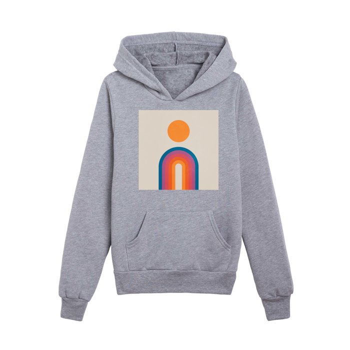 Vintage California Sun: Arches Kids Pullover Hoodie