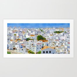 White Village of Andalusia Art Print