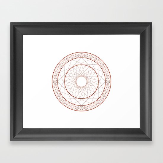 Anime Magic Circle 3 Framed Art Print