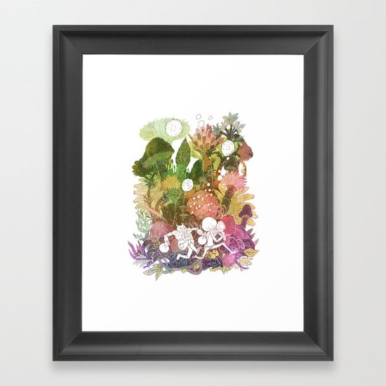 The Time Jerks Framed Art Print