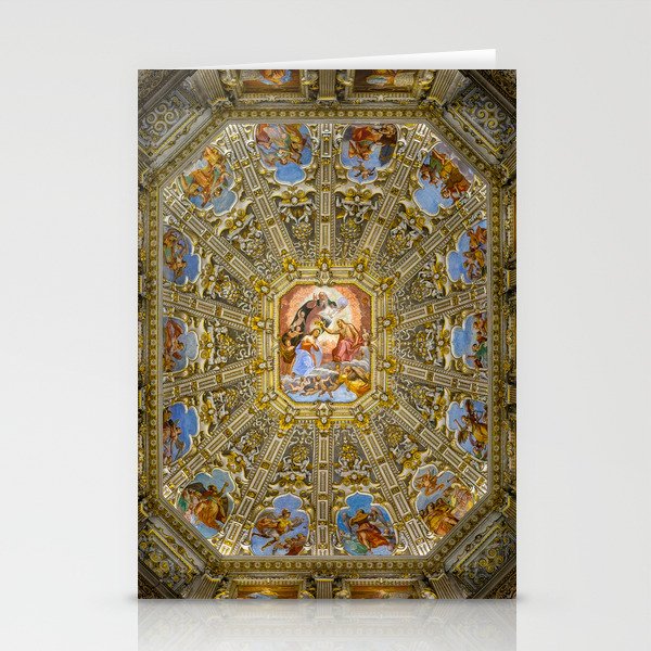 Basilica di Santa Maria Maggiore Ceiling Painting Mural Stationery Cards