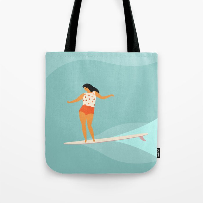 Surf girl Tote Bag