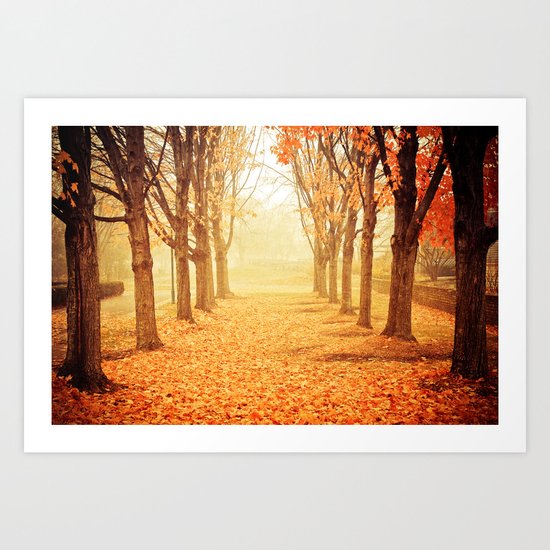The Poetry of Autumn Art Print
