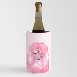 Lion Chewing Bubble Gum in Pink Wine Chiller