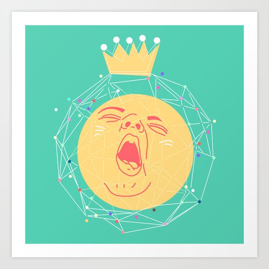 YAWN Art Print