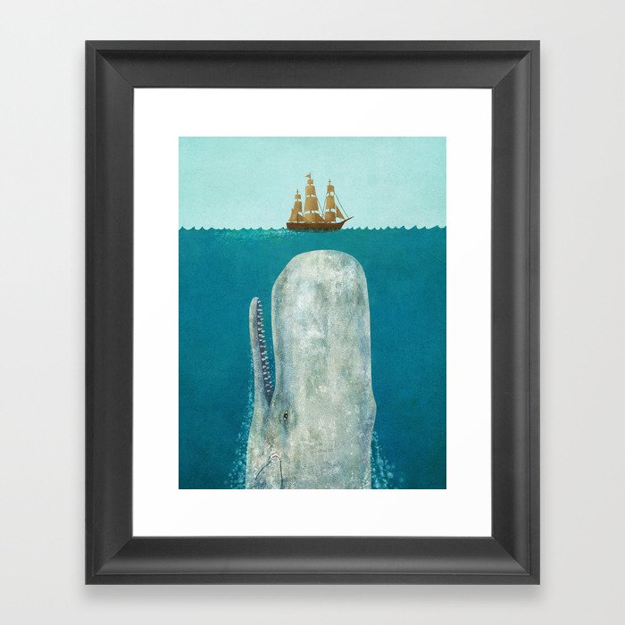 The Whale Framed Art Print