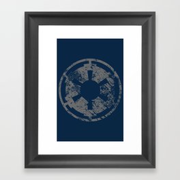 Galactic Empire (Grey) Framed Art Print