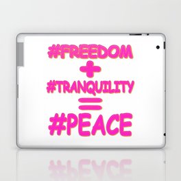 "PEACE EQUATION" Cute Design. Buy Now Laptop Skin