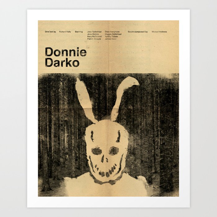 Donnie Darko Minimal Movie Poster Art Print