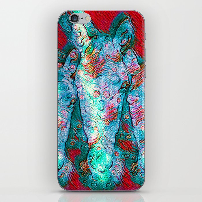 Horse Heads Abstract Treat iPhone Skin