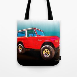 Vintage Classic 4x4 from VivaChas Hot Rod Art Tote Bag