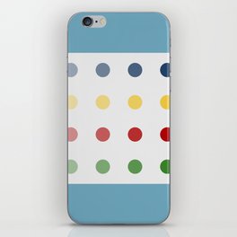 Classic color circles collection 5 iPhone Skin