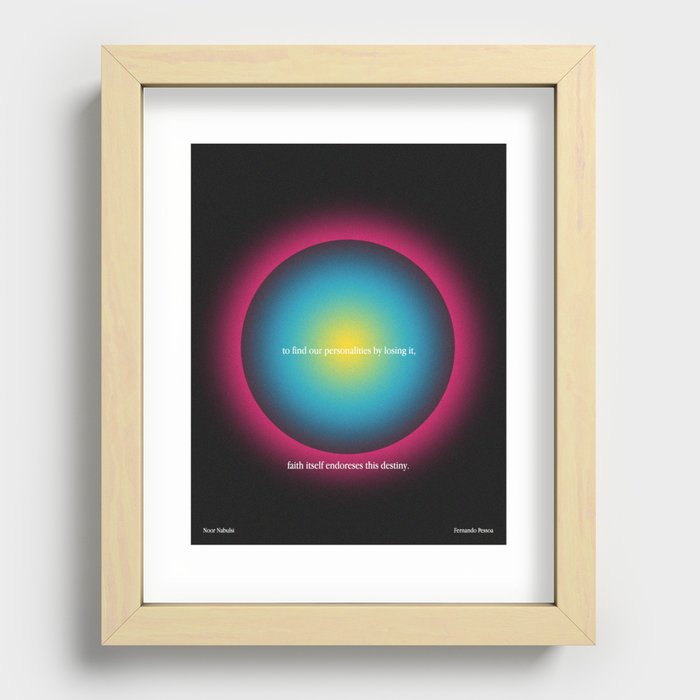 To Find Our Personalities Recessed Framed Print