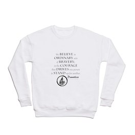 Dauntless Black Lettering Crewneck Sweatshirt
