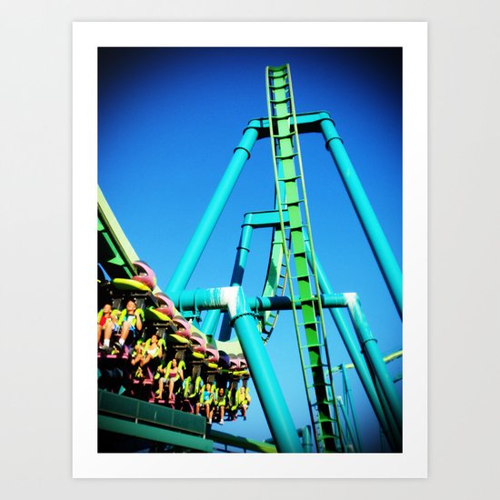 Life is a Roller Coaster Art Print