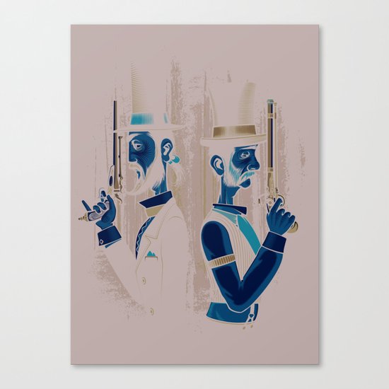 Pistols At Dawn Canvas Print