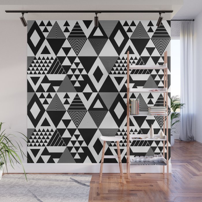 black and white quilt