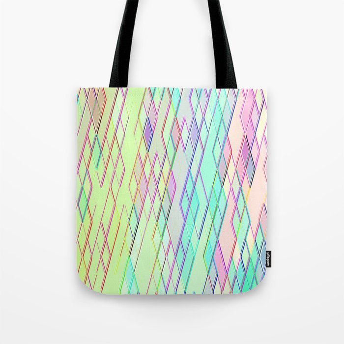 Re-Created Vertices No. 0 by Robert S. Lee Tote Bag by Robert S. Lee ...