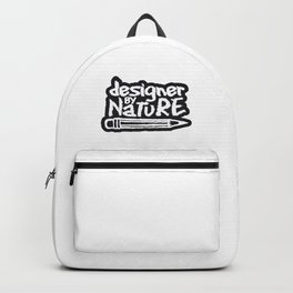 Designer by Nature Backpack | Beanieseason, Rap, Streetstyle, Hypebeast, Graphite, Beanie, Pen, Urbanclothing, Trap, Nature 