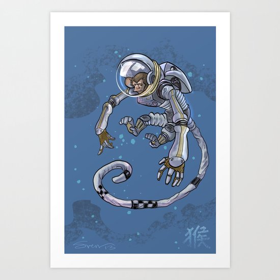 Astro Zodiac Force 09: Monkey Art Print