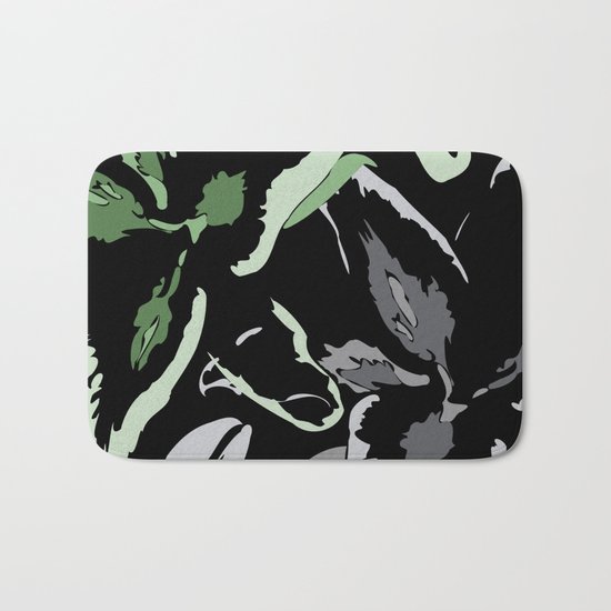 FLORAL ABSTRACTION Bath Mat