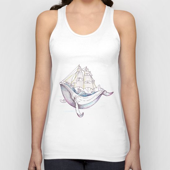 whale Unisex Tank Top