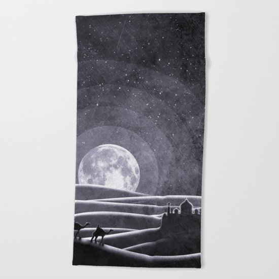 Desert Night Beach Towel