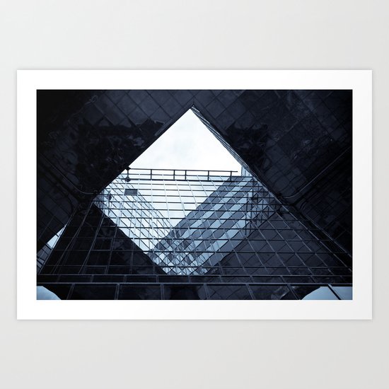 London building abstract Art Print