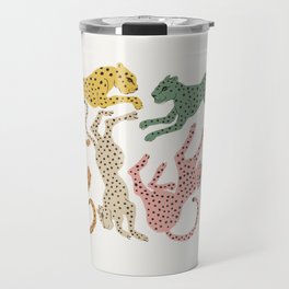 Rainbow Cheetah Travel Mug