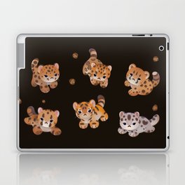 The year of big cat cubs - dark Laptop Skin