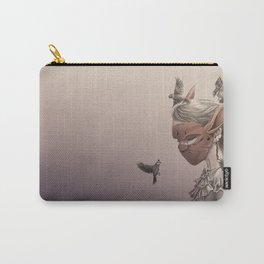 hare and sparrow Full colour  Carry-All Pouch