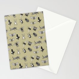 Insects pattern Stationery Card