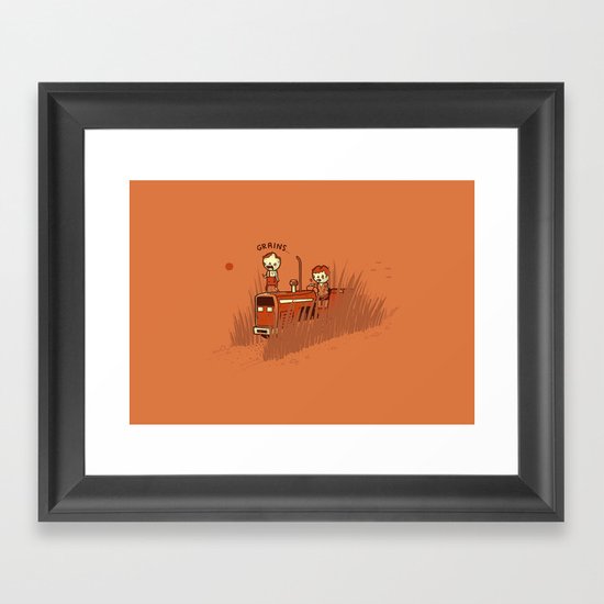 Grains Framed Art Print