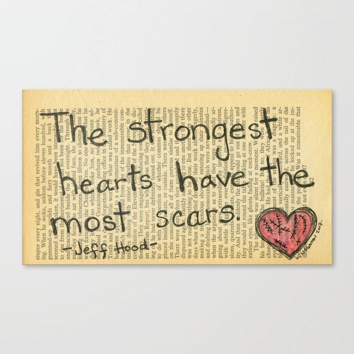 The Strongest Hearts Canvas Print
