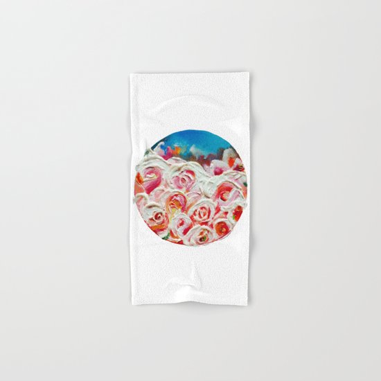 Roses on Fire Hand & Bath Towel