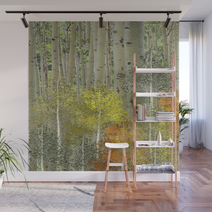 Aspen grove Wall Mural by ivanoel | Society6