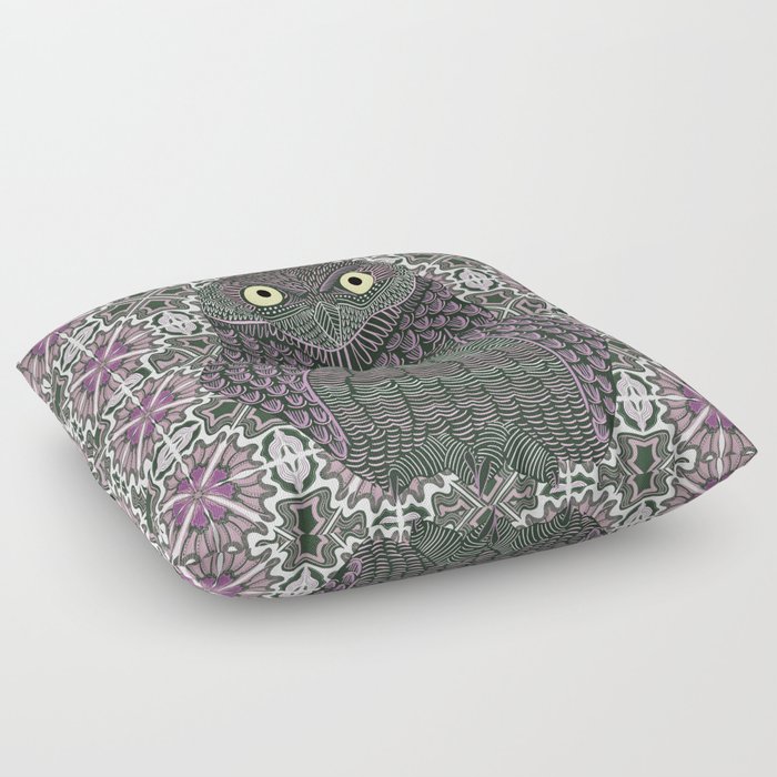 Cute Burrowing Owl Floor Pillow