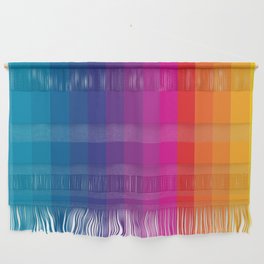  Classic 70s Vintage Style Retro Stripes - Funky Rainbow Wall Hanging