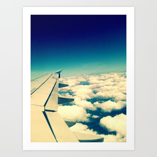 sea of clouds Art Print