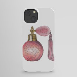 Pink Perfume Bottle iPhone Case