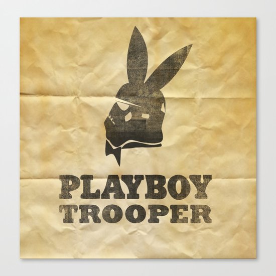 playboy trooper Canvas Print