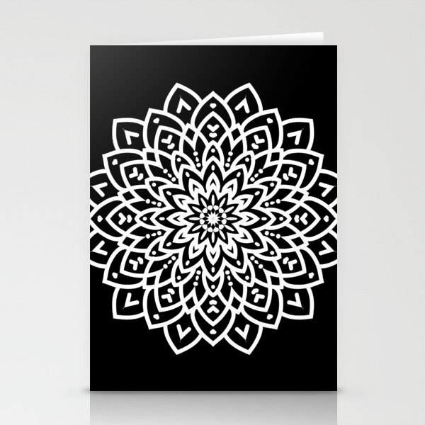 Floral Mandala Design Stationery Cards