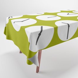 Minimal clock collection 2 Tablecloth