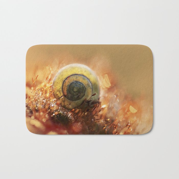 Morning impression with shell Bath Mat