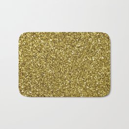 Festive Gold Glitter Bath Mat